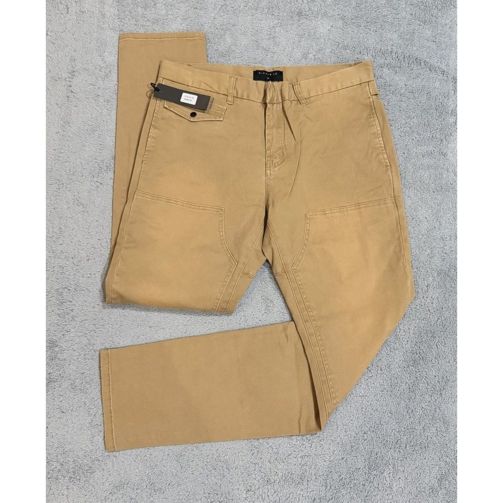 Richie Le Collection Pants Men's 32x32 Stretch Double Knee Canvas Micro Twill